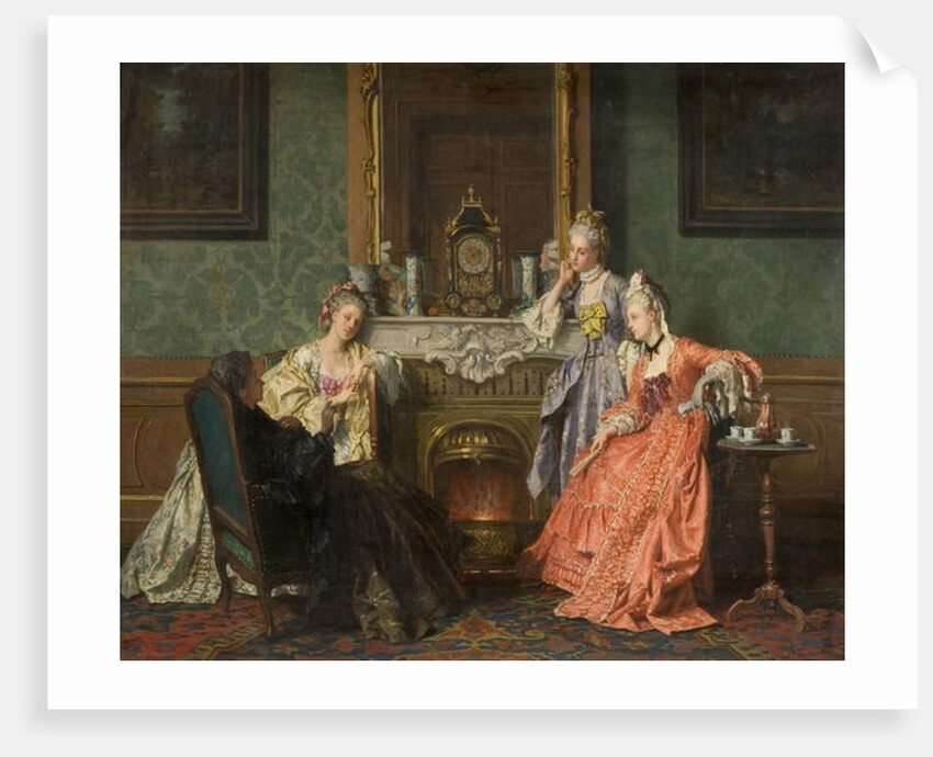 Afternoon tea, 1879 by Jean Carolus