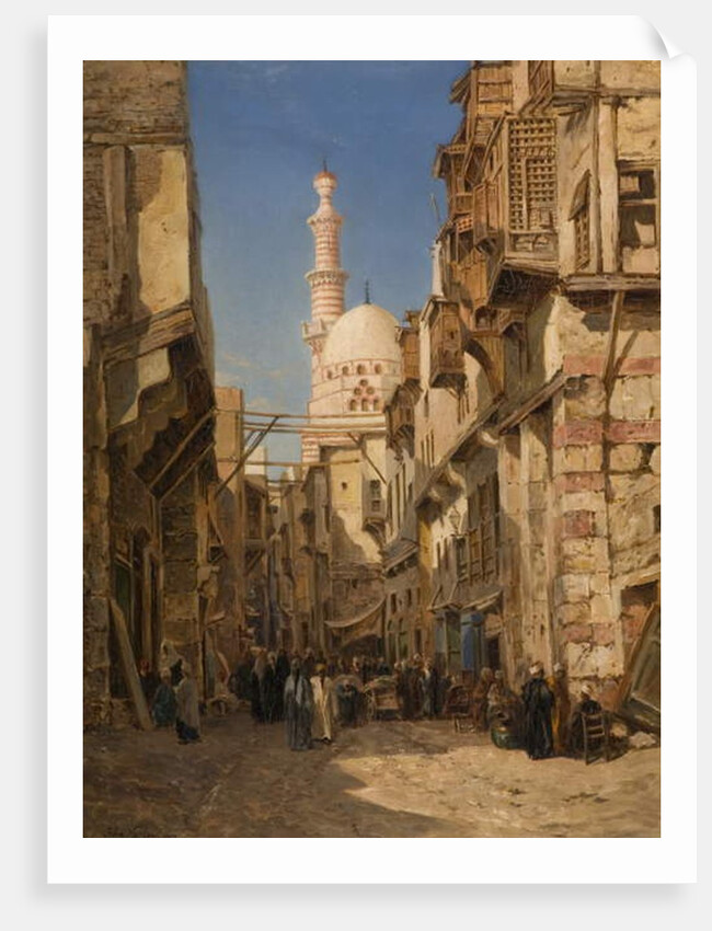 Game El Syer, Cairo, 1880 by John Jnr. Varley