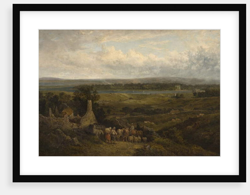 Menlough Castle, Galway, Ireland by David Cox