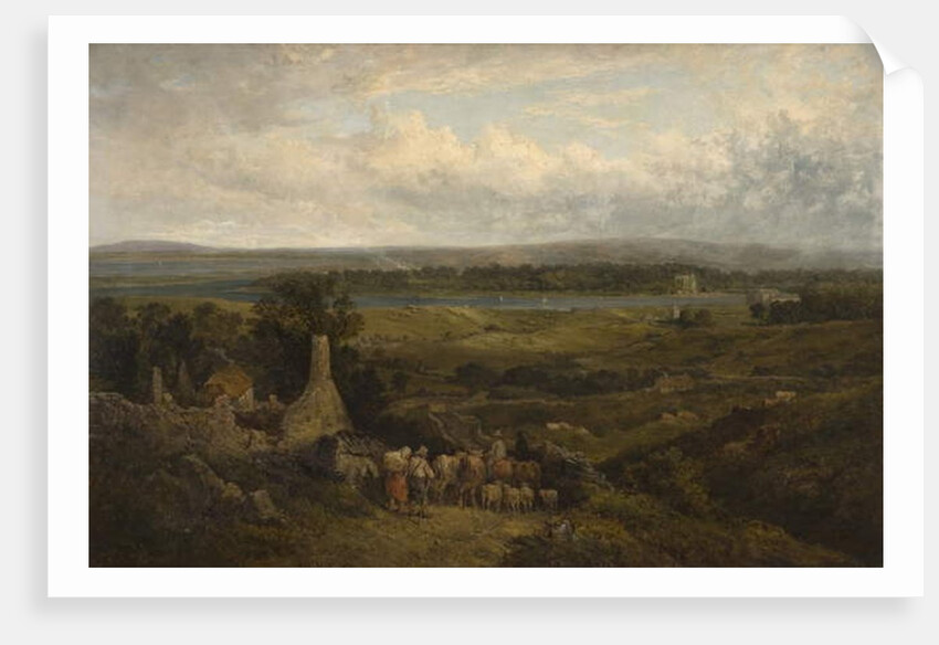 Menlough Castle, Galway, Ireland by David Cox