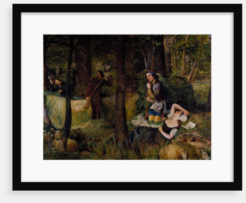 Scene from 'As You Like It' by William Shakespeare by Walter Howell Deverell