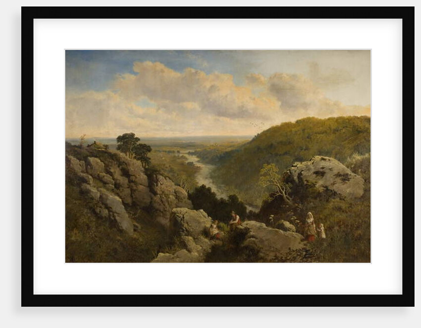 A View on the Wharf near Pateley Bridge, Yorkshire by Edmund John Niemann