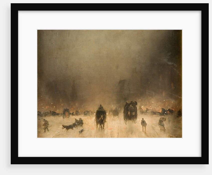 A Foggy Night in London by James Abbott McNeill Whistler