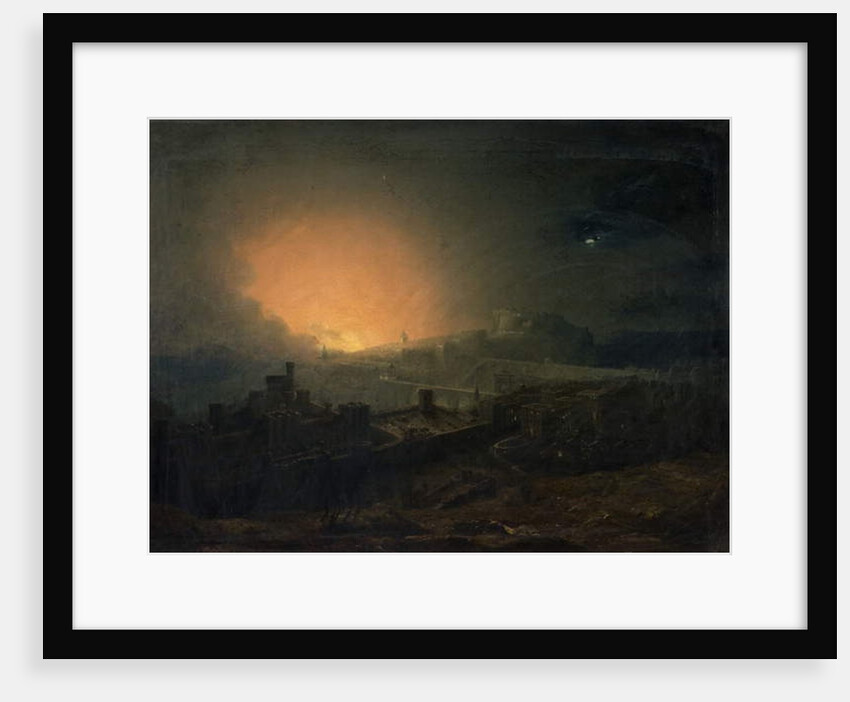 The Fire, Edinburgh by John Martin