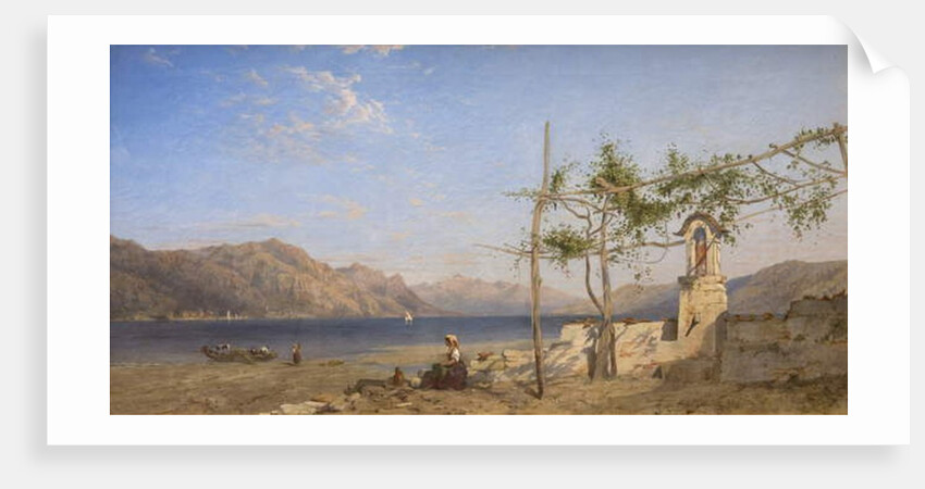Trellis Vine on the Lake of Lugano by William Wilthieu Fenn