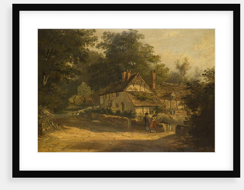 Old Cottages at Petersfield, 1820 by William Kidd
