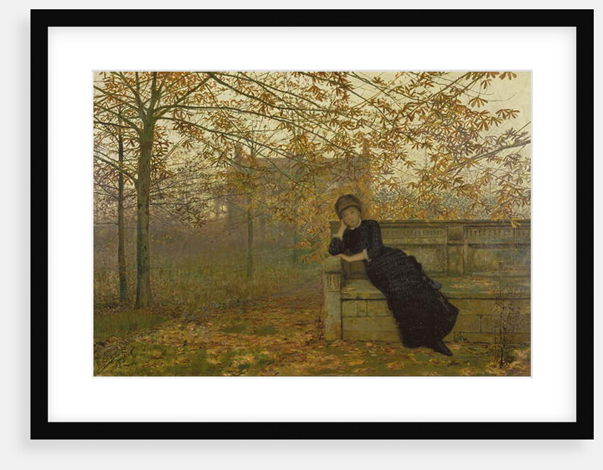 Autumn Regrets, 1882 by John Atkinson Grimshaw