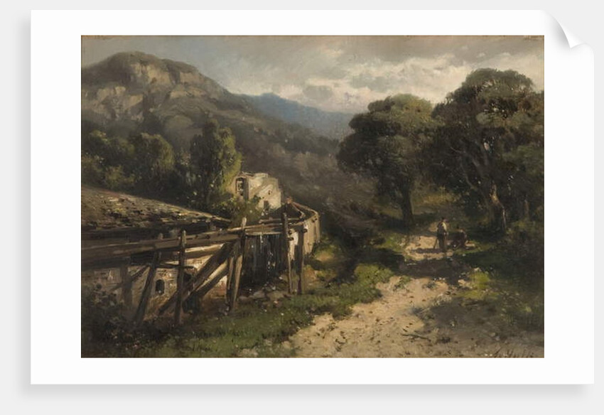 Landscape and Mill by Abraham Hulk