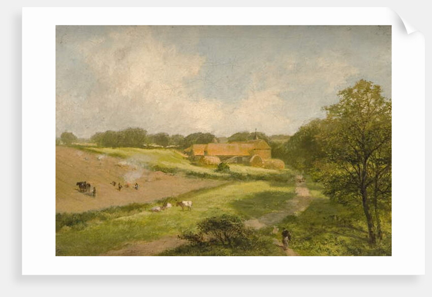 Landscape with Farm Buildings by James Peel