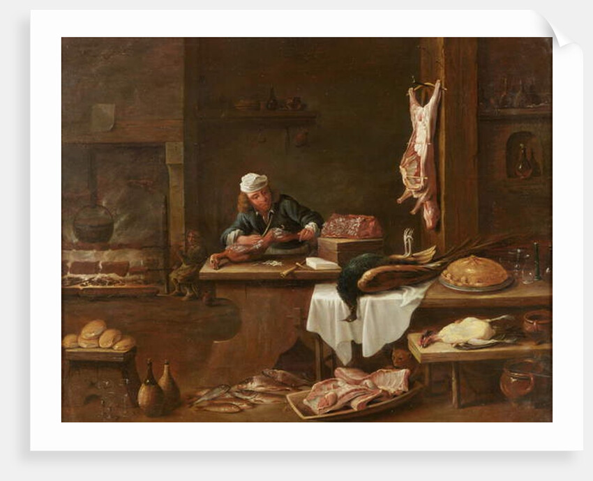 Kitchen of a Dutch Mansion by David the Younger Teniers