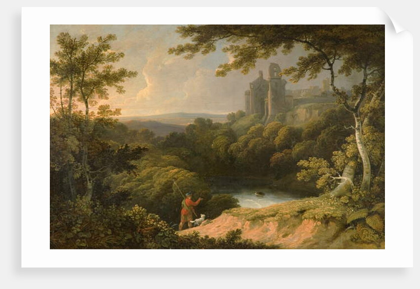Ruins of Rosslyn Castle, Midlothian, 1810 by George Arnald