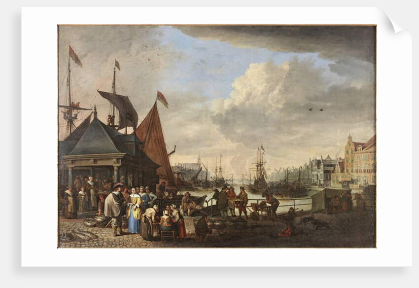 A Fishmarket by Cornelis Beelt