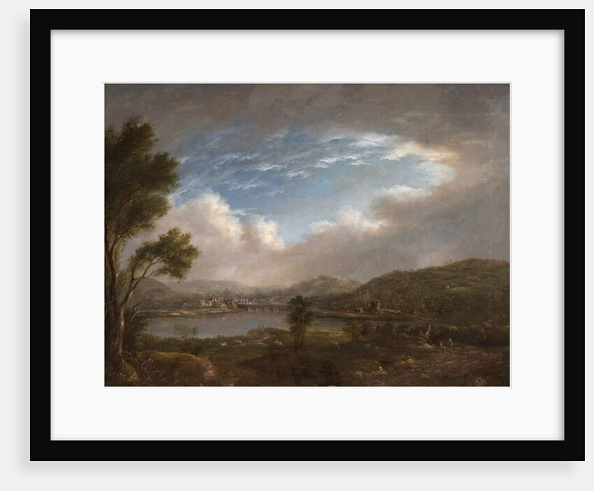 River Scene by John Warwick Smith