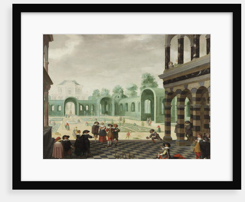 A Dutch Garden Scene, 1636 by Dirck van Delen