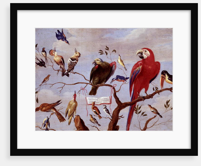 A Chorus of Birds, c.1650-1675 by Jan van the Elder Kessel