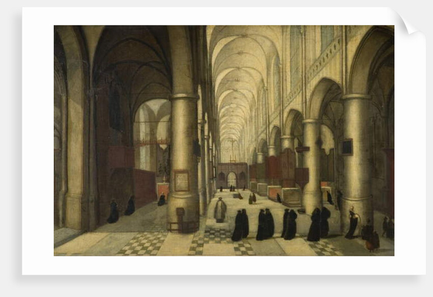 St. Pieters at Louvain, a Christening Party by Hendrik van Steenwyck