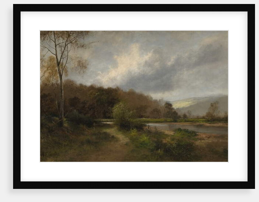 The Derwent near Lintz Green by Frank Thomas Carter