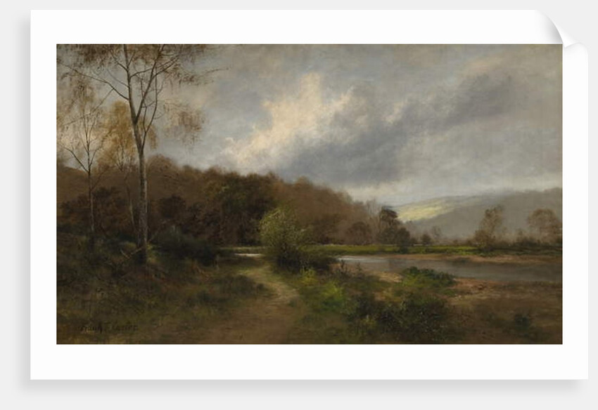 The Derwent near Lintz Green by Frank Thomas Carter