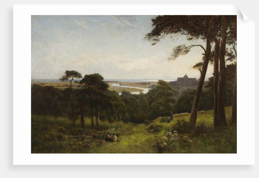 Arundel, Early Morning by Alfred East