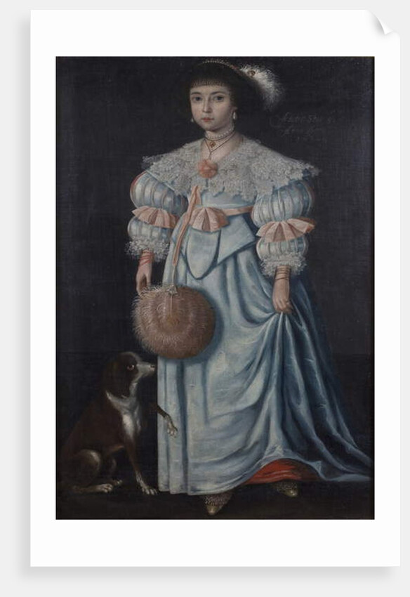 Portrait of a Girl, Aged 8, 1632 by Gilbert (attr.to) Jackson