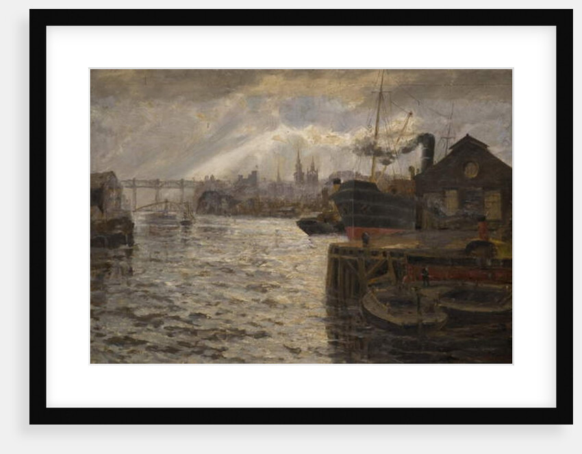 The Tyne with High Level Bridge, 1920 by Samuel Sykes