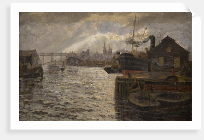 The Tyne with High Level Bridge, 1920 by Samuel Sykes