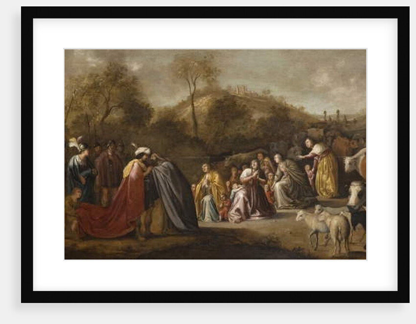 The Meeting of Jacob and Esau by Gerrit Claesz Bleker