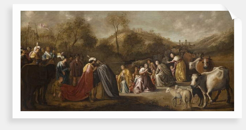 The Meeting of Jacob and Esau by Gerrit Claesz Bleker