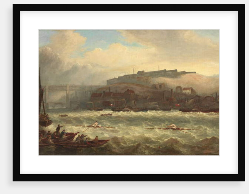 Cooper versus Chambers, Race on the Tyne, 1865 by John Warkup Swift