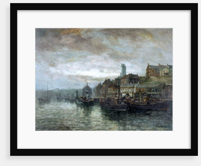 Quayside at North Shields, c.1890-1910 by John Falconar Slater