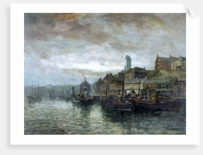 Quayside at North Shields, c.1890-1910 by John Falconar Slater