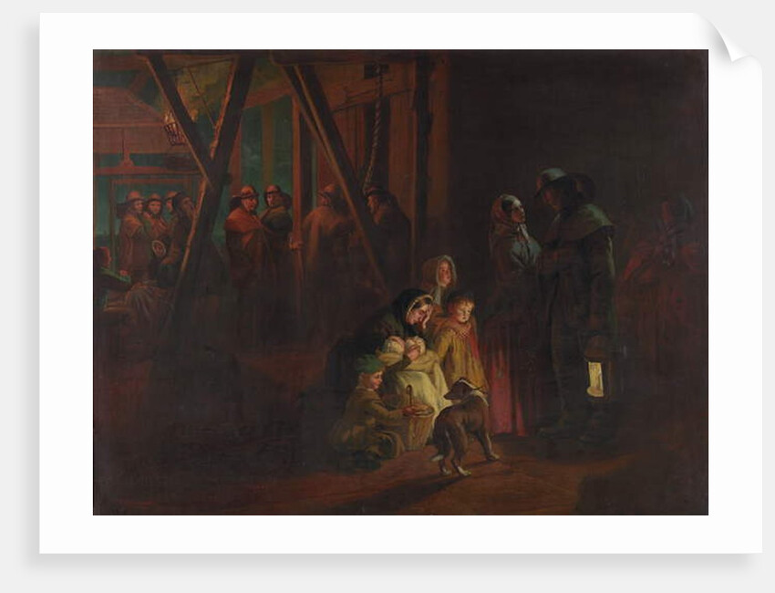 Hartley Pit Disaster by Henry Hetherington Emmerson
