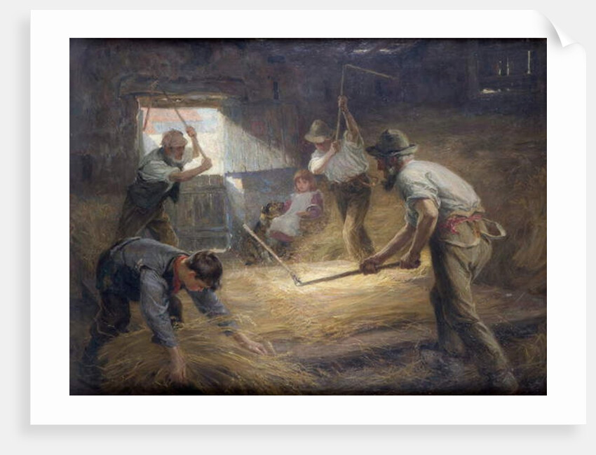 The Threshing Floor, c.1898 by Ralph Hedley