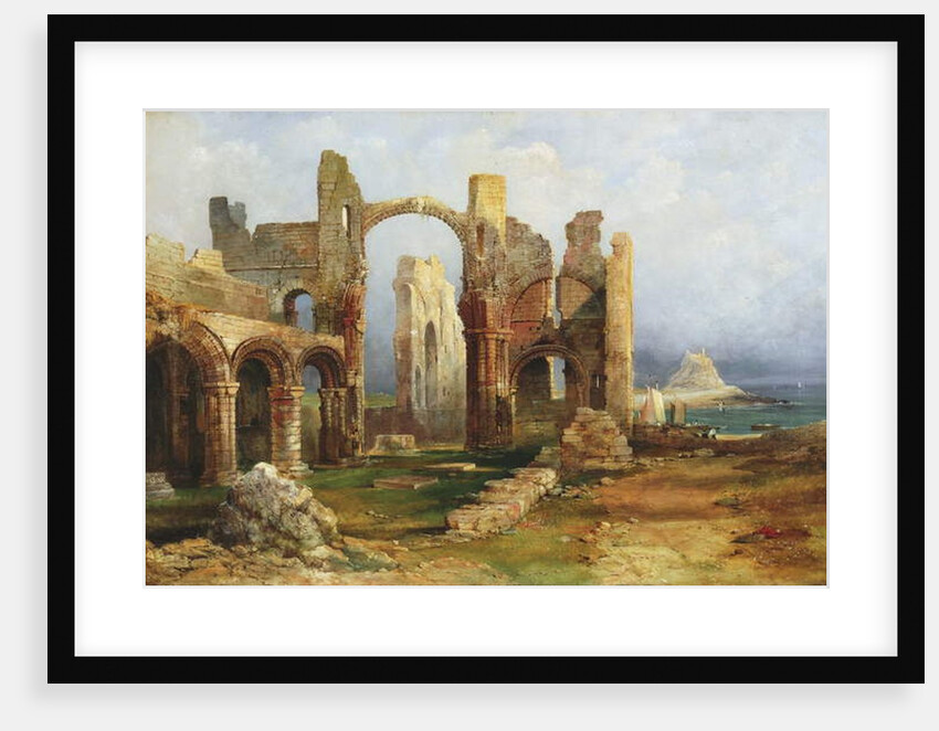 Lindisfarne Priory, c.1837 by Thomas Miles Richardson