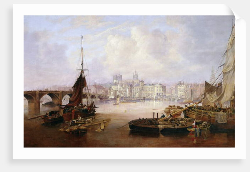 The Mayor's Barge on the Tyne, 1828 by John Wilson Carmichael