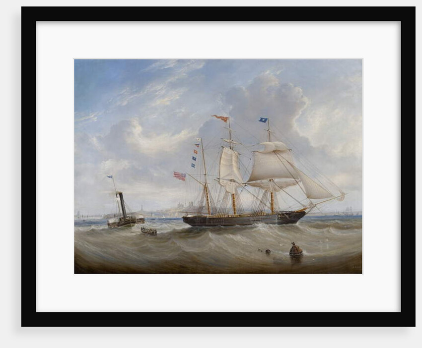 The Sailing Ship 'Anne' Leaving the River Tyne, 1859 by John Scott