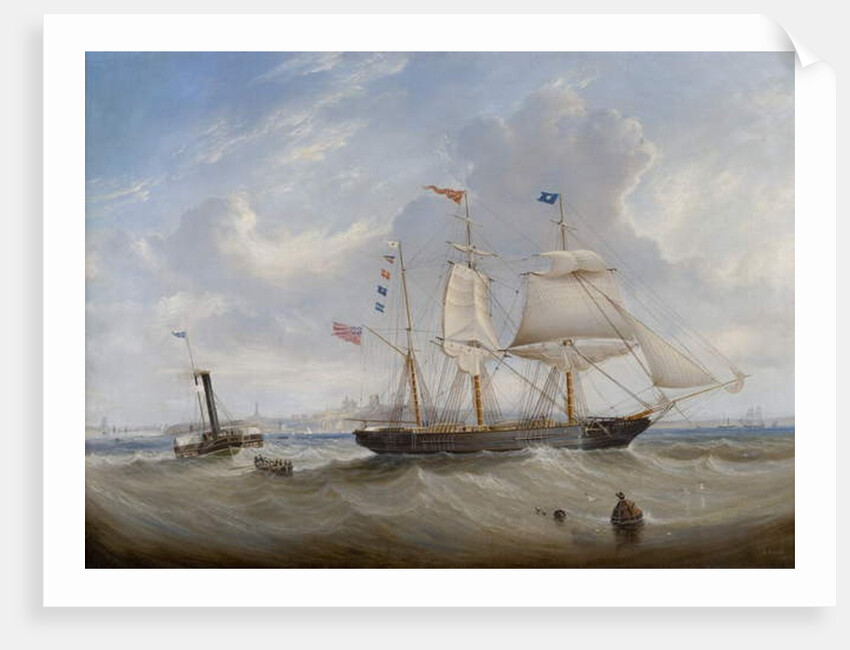The Sailing Ship 'Anne' Leaving the River Tyne, 1859 by John Scott