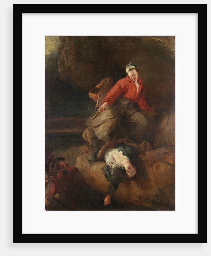 Smugglers attacked, 1827 by Henry Perlee Parker