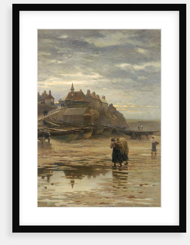 Darkness Falls from the Wings of Night, 1886 by Robert Jobling