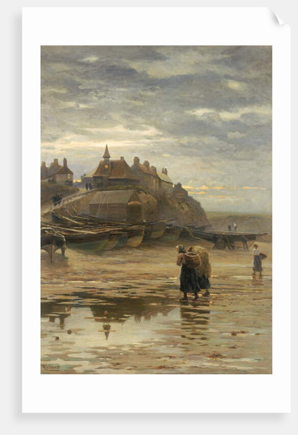 Darkness Falls from the Wings of Night, 1886 by Robert Jobling