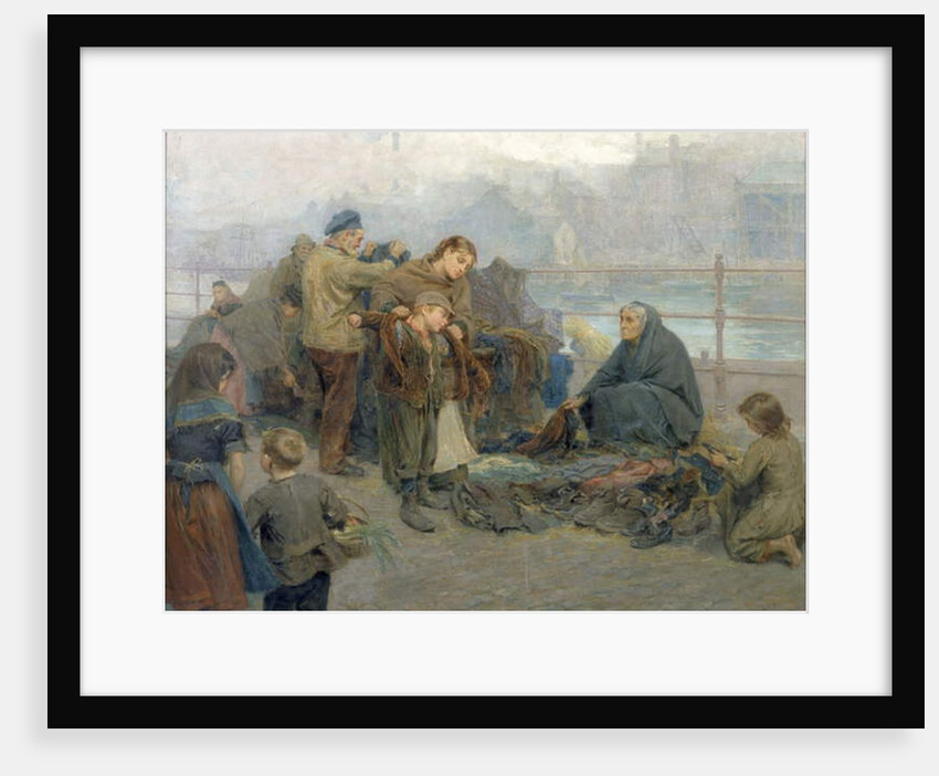 Paddy's Clothes Market, Sandgate, 1898 by Ralph Hedley