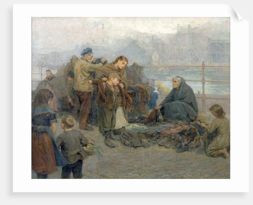 Paddy's Clothes Market, Sandgate, 1898 by Ralph Hedley