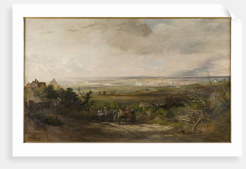 Newcastle from Gateshead Fell, c.1816 by Thomas Miles Richardson
