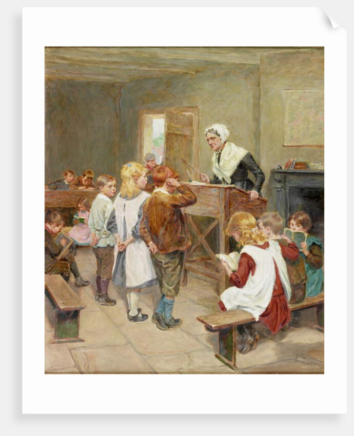 The Village School, 1912 by Ralph Hedley