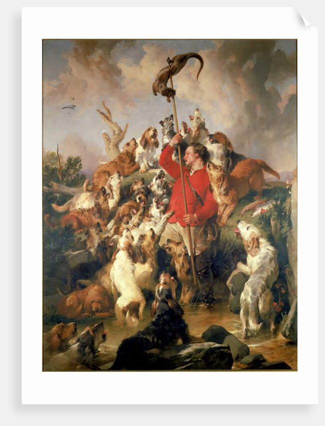 The Otter Speared, the Earl of Aberdeen's Otterhounds, c.1844 by Edwin Landseer