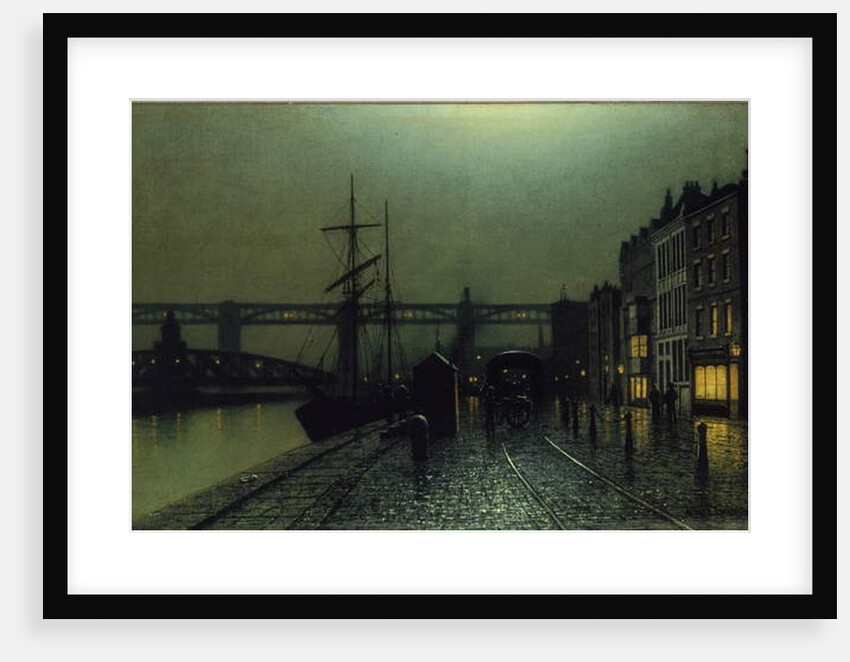 The Quayside, Newcastle upon Tyne, 1895 by Arthur Grimshaw