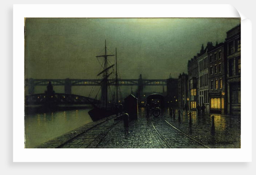 The Quayside, Newcastle upon Tyne, 1895 by Arthur Grimshaw