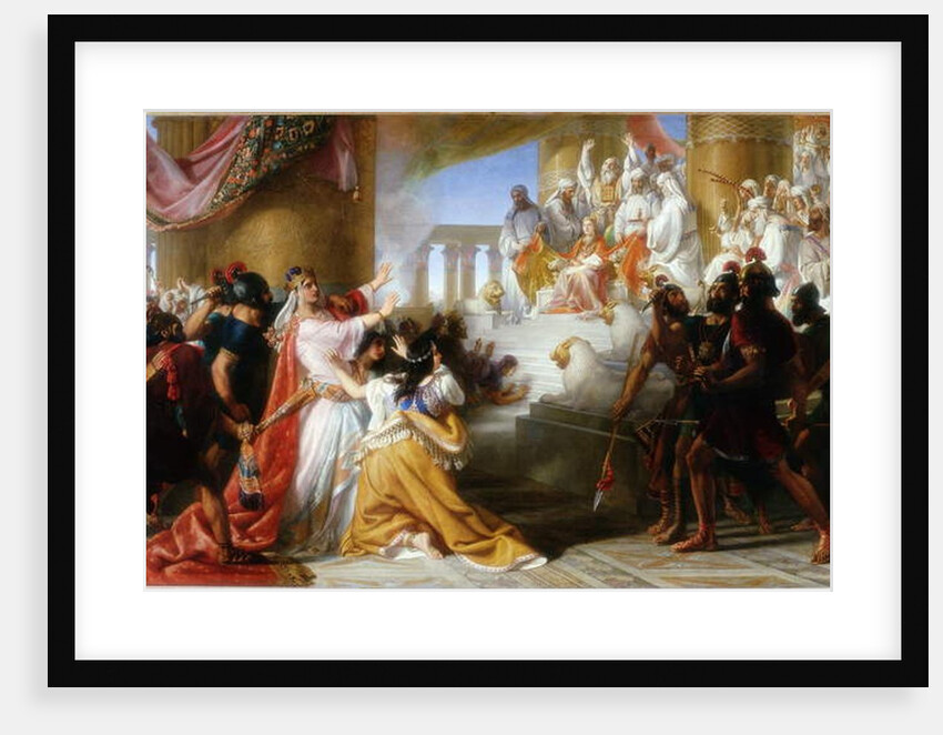 Athaliah's Dismay at the Coronation of Joash, c.1858 by Solomon Alexander Hart