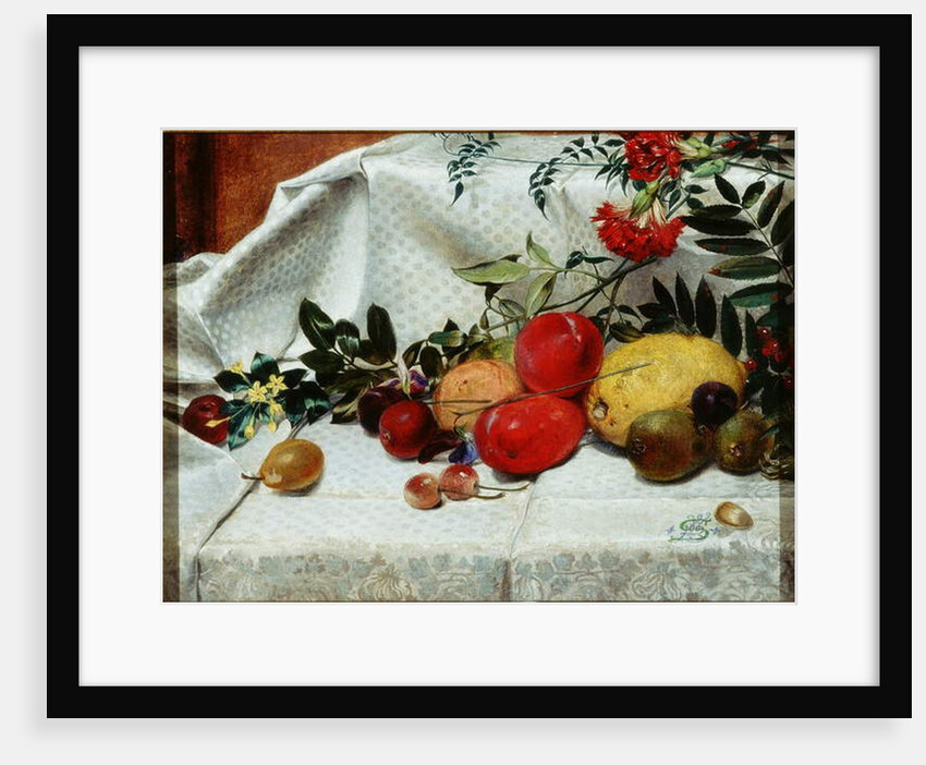 Study of Flowers and Fruit, 1860 by William Bell Scott