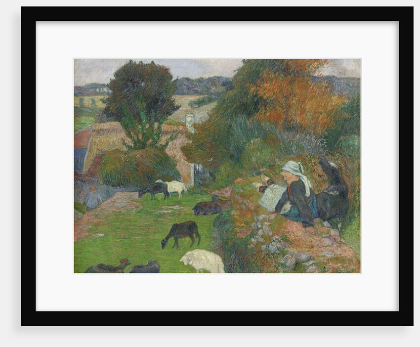 The Breton Shepherdess, 1886 by Paul Gauguin